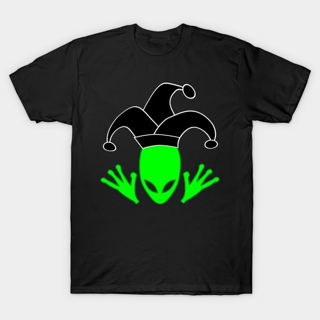 jester alien T-Shirt by Mamon